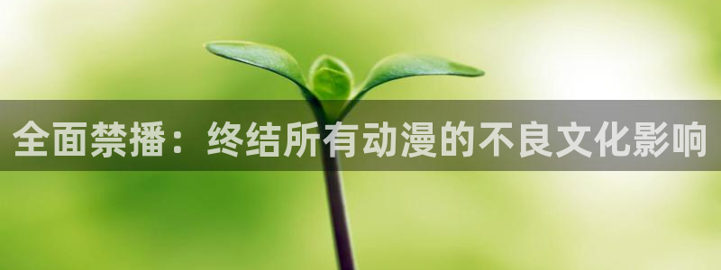 51动漫网站免费：全面禁播：终结所有动漫的不良文化影响